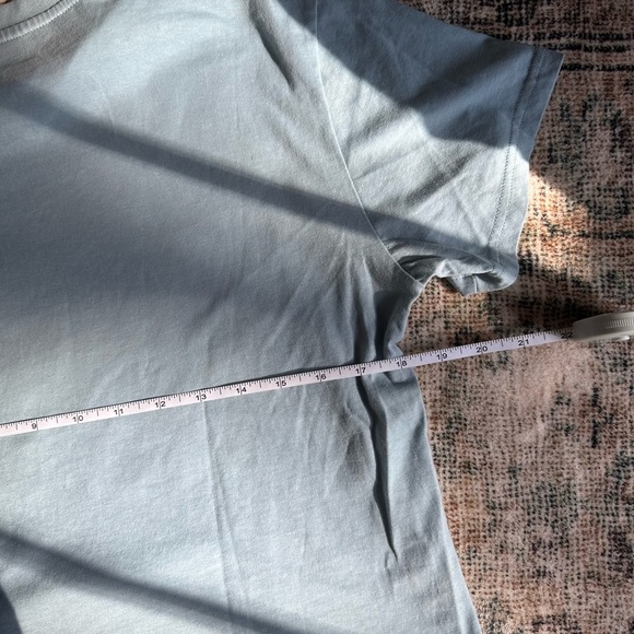 Women’s Blue Crop Graphic Tee - Picture 6 of 6